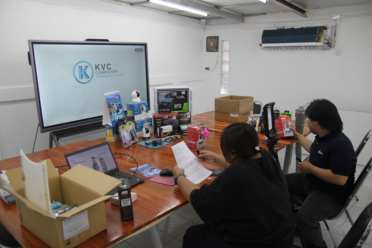 ภาพจากงานหน้างานจริงของ KVC: Audio Visual